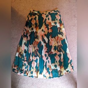 Pleated Midi Skirt - Banana Republic Factory